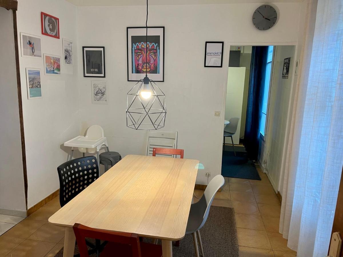 Aubervilliers Maison De Ville Pres Metro 7 By Immo Kit Bnb Luaran gambar